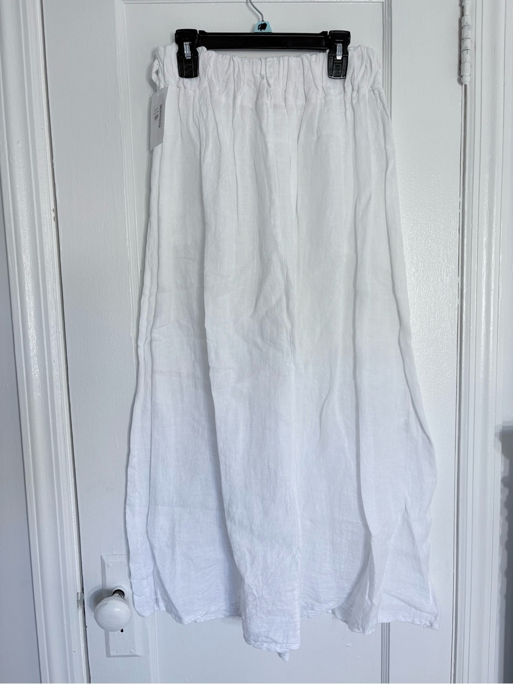 JS Millenium White Linen Maxi Skirt - Classic Summer Style - Picture 2 of 10